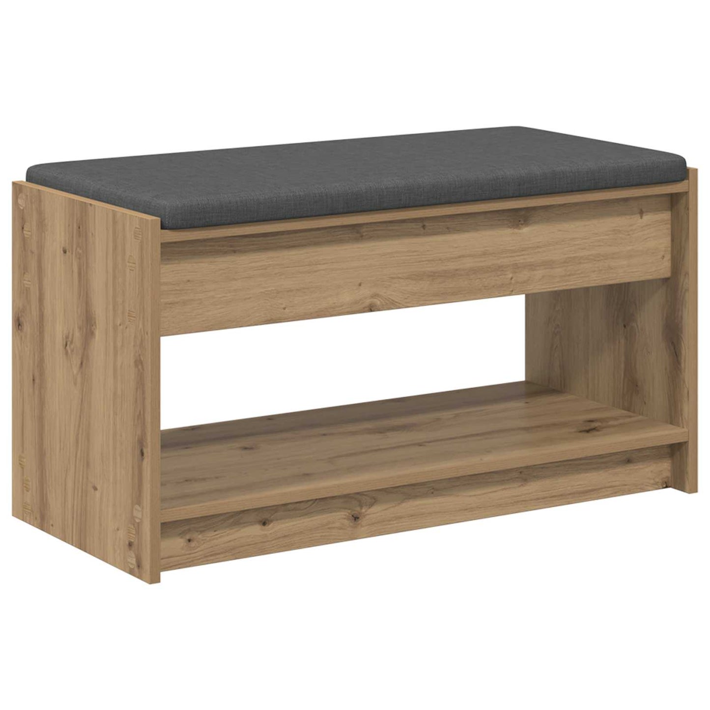 vidaXL Hall Bench Artisan Oak 83 x 38 x 45 cm 2