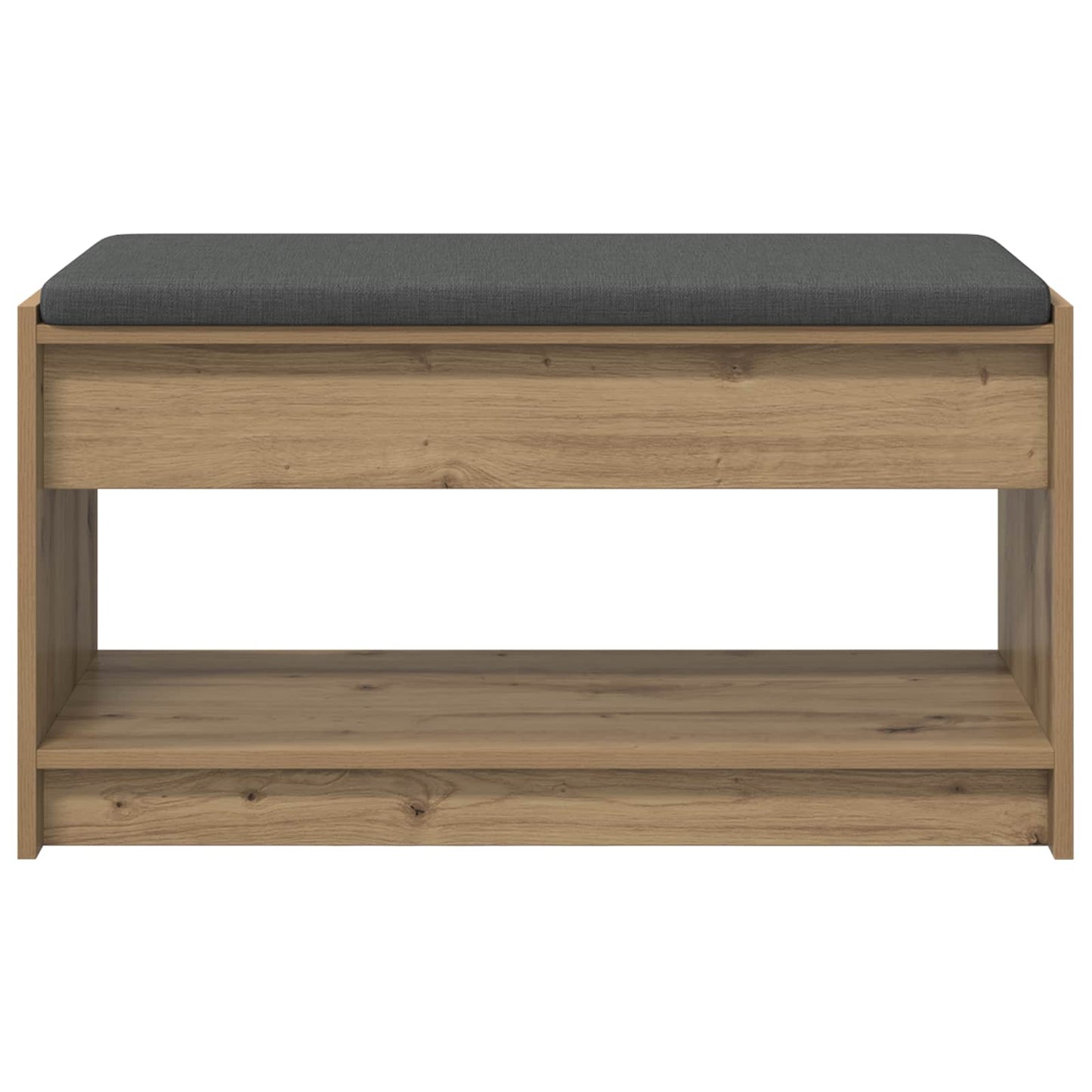 vidaXL Hall Bench Artisan Oak 83 x 38 x 45 cm 5