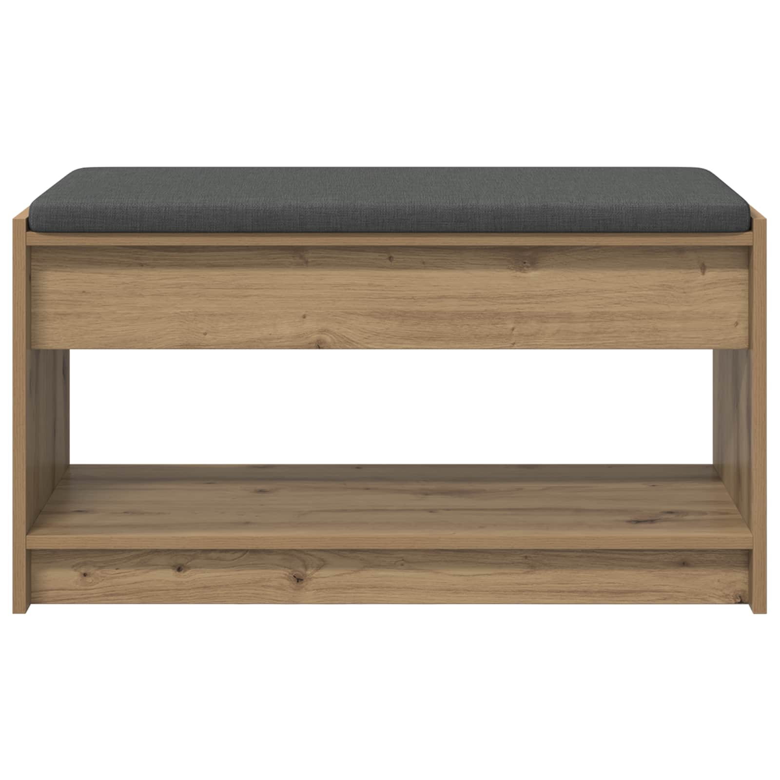 vidaXL Hall Bench Artisan Oak 83 x 38 x 45 cm 5