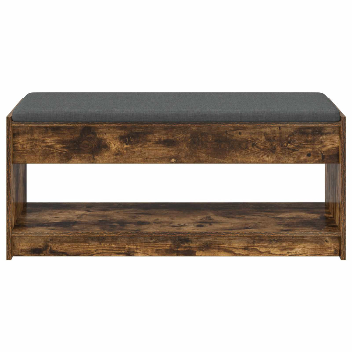 vidaXL Hall Bench Smoked Oak 103 x 38 x 45 cm 5