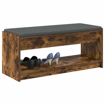 Hall Bench 103 x 38 x 45 cm Width 103 cm Smoked oak