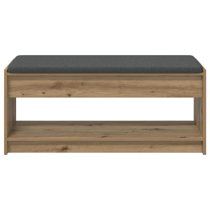 vidaXL Hall Bench Artisan Oak 103 x 38 x 45 cm 5