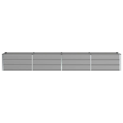 vidaXL Planter Light Grey 320 x 80 x 45 cm Steel 4