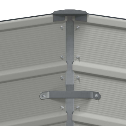 vidaXL Planter Anthracite 129 x 129 x75 cm Steel 5
