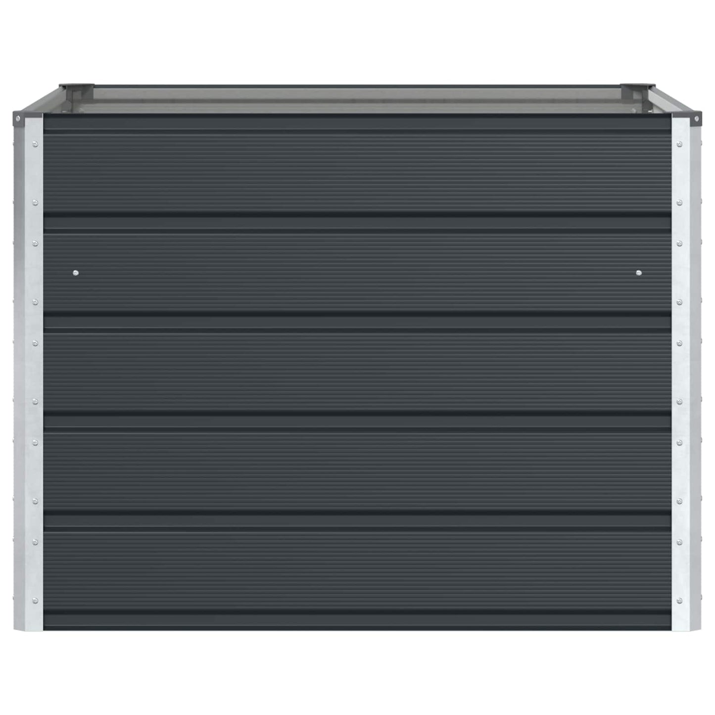 vidaXL Planter Anthracite 100 x 100 x 75 cm Steel 4