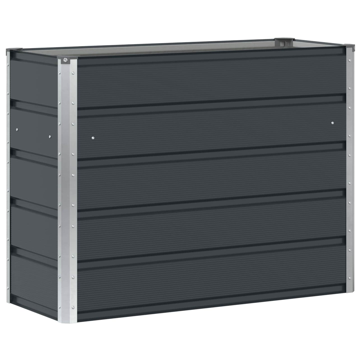 vidaXL Planter Anthracite 100 x 40 x 75 cm Steel 2