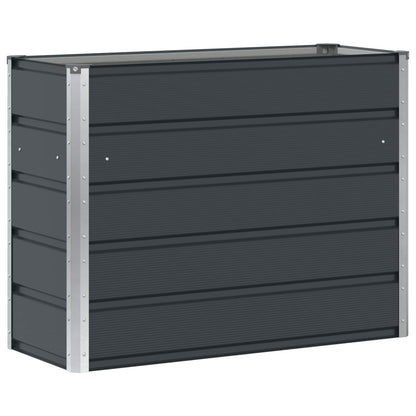 vidaXL Planter Anthracite 100 x 40 x 75 cm Steel 2