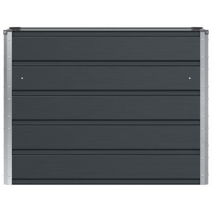 vidaXL Planter Anthracite 100 x 40 x 75 cm Steel 4