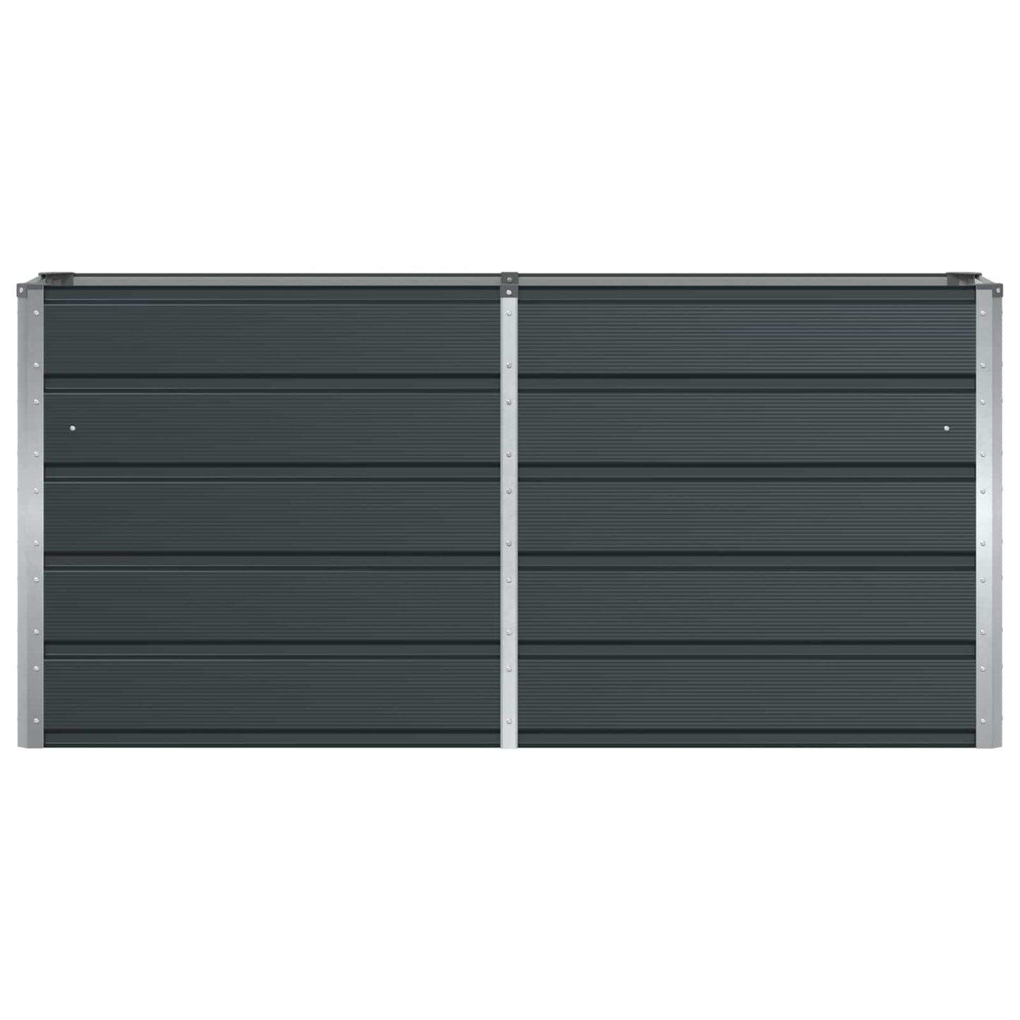 vidaXL Planter Anthracite 160 x 40 x 75 cm Steel 4