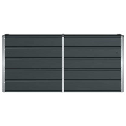 vidaXL Planter Anthracite 160 x 40 x 75 cm Steel 4
