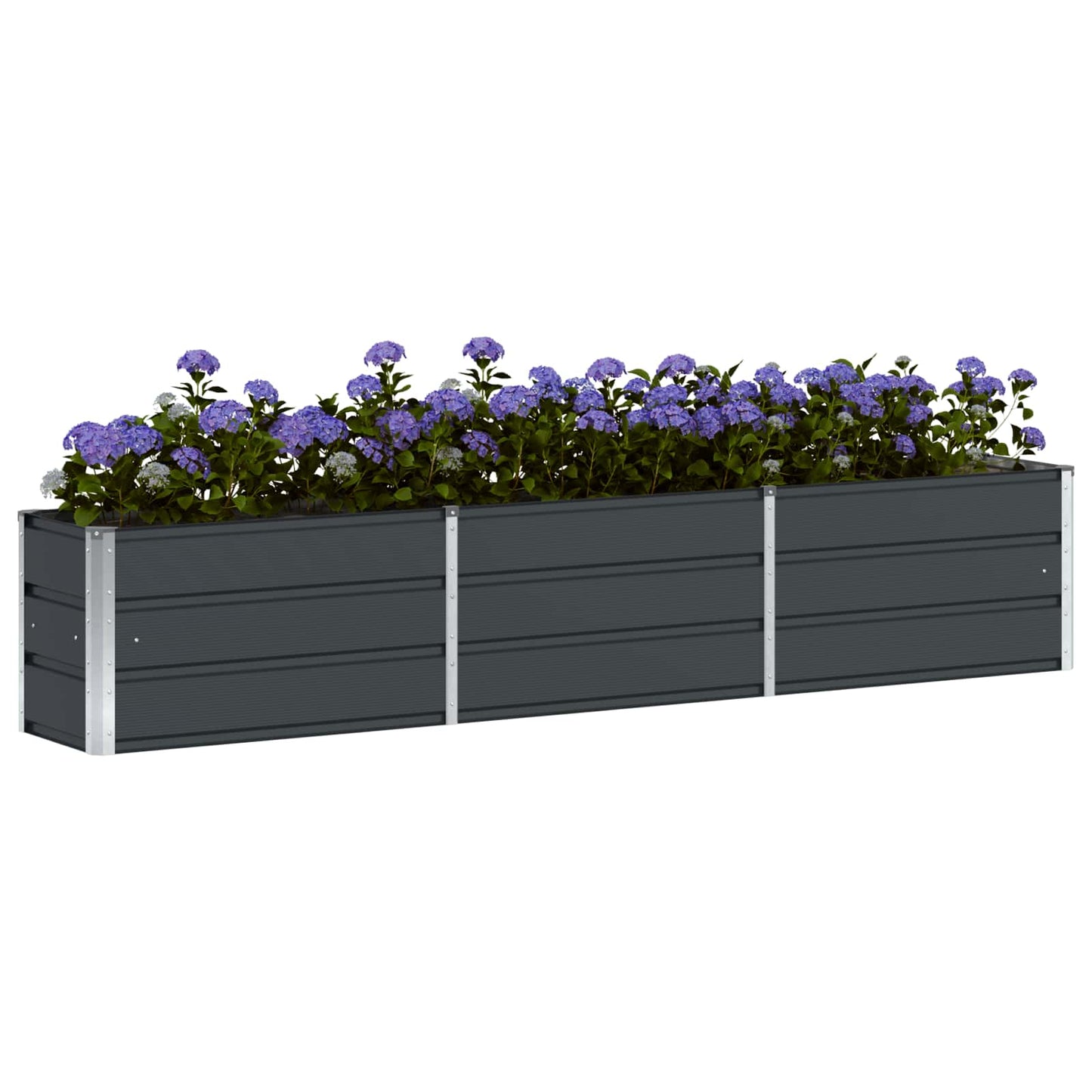 vidaXL Planter Anthracite 240 x 40 x 45 cm Steel 3