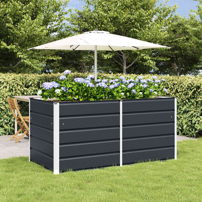 vidaXL Planter 160 x 80 x Steel Height 75 cm