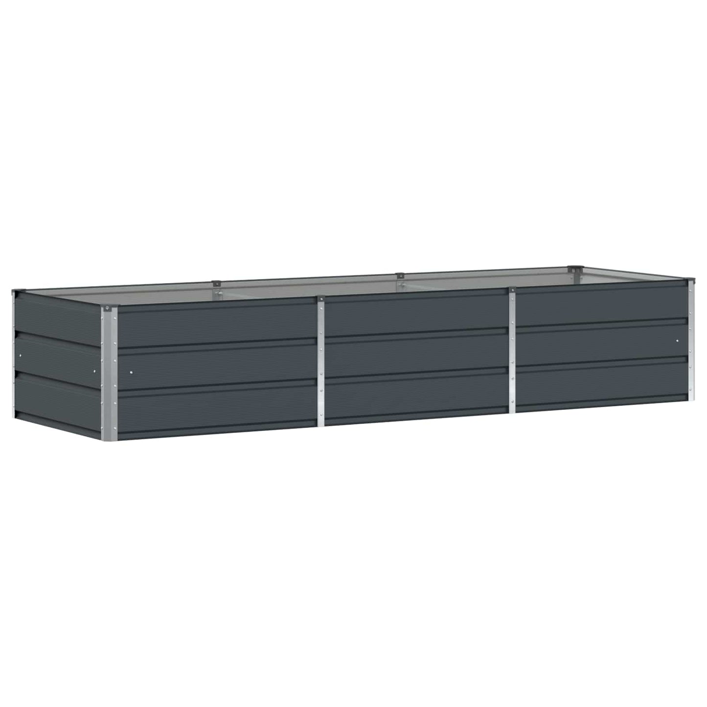 vidaXL Planter Anthracite 240 x 80 x 45 cm Steel 2