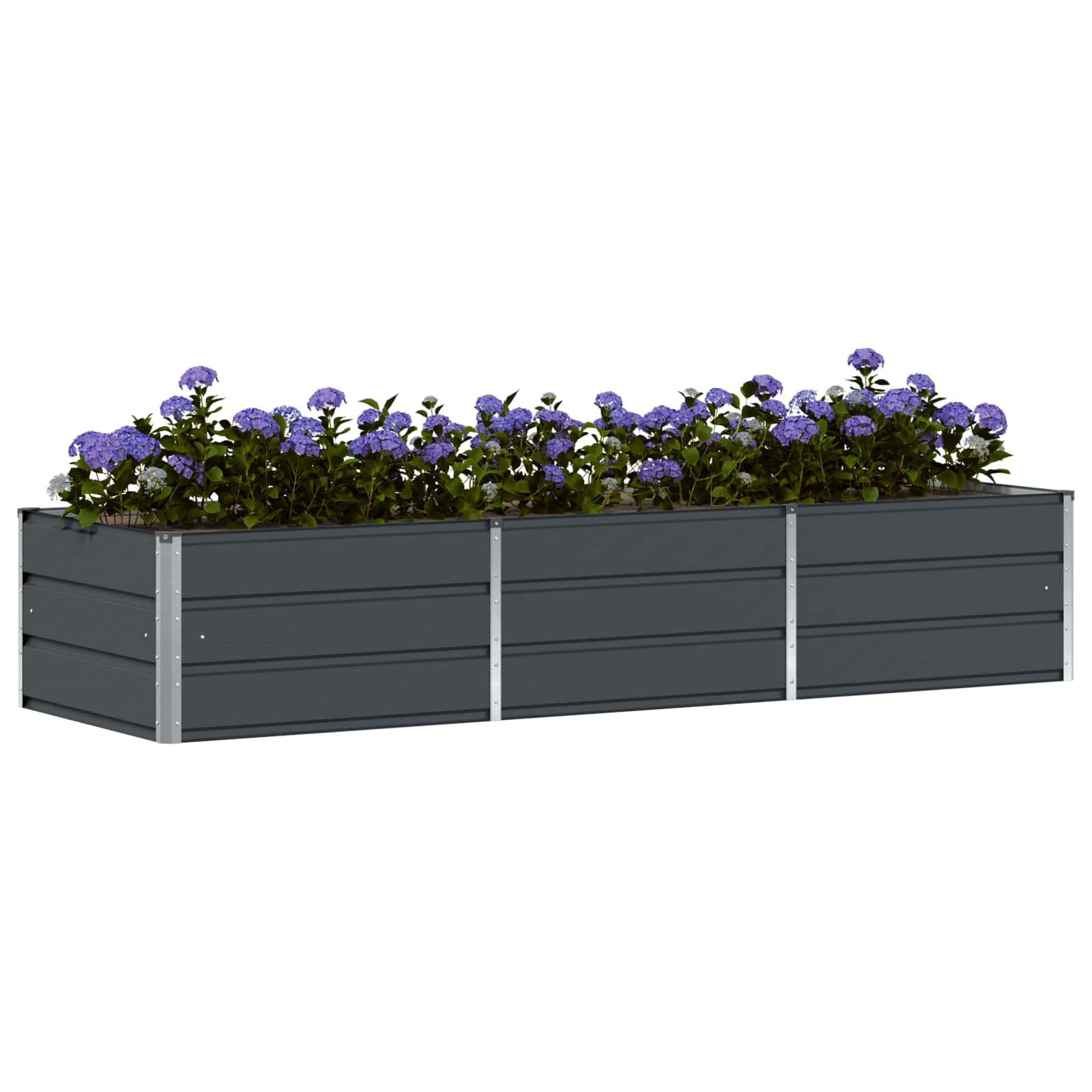 vidaXL Planter Anthracite 240 x 80 x 45 cm Steel 3