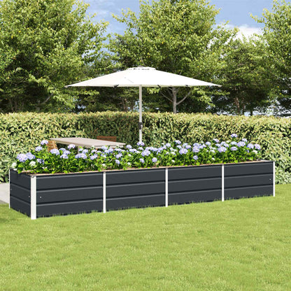Planter 160 x 80 x Steel Height 45 cm Anthracite 320 cm