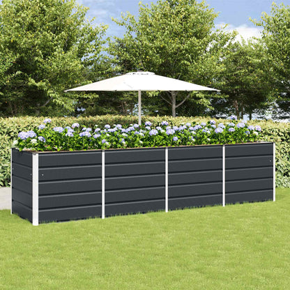 vidaXL Planter 160 x 80 x Steel Height 75 cm