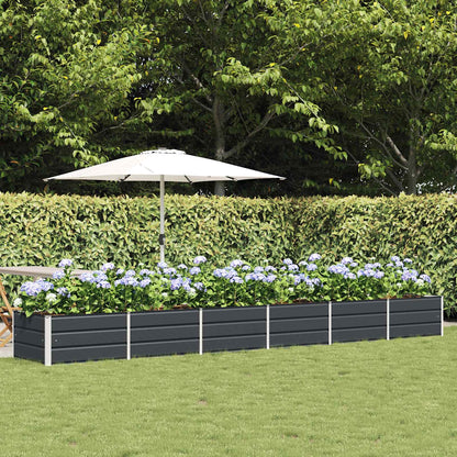 Planter 160 x 80 x Steel Height 45 cm Anthracite 480 cm