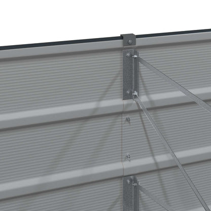 vidaXL Planter Anthracite 290 x 50 x 45 cm Galvanised Steel 5