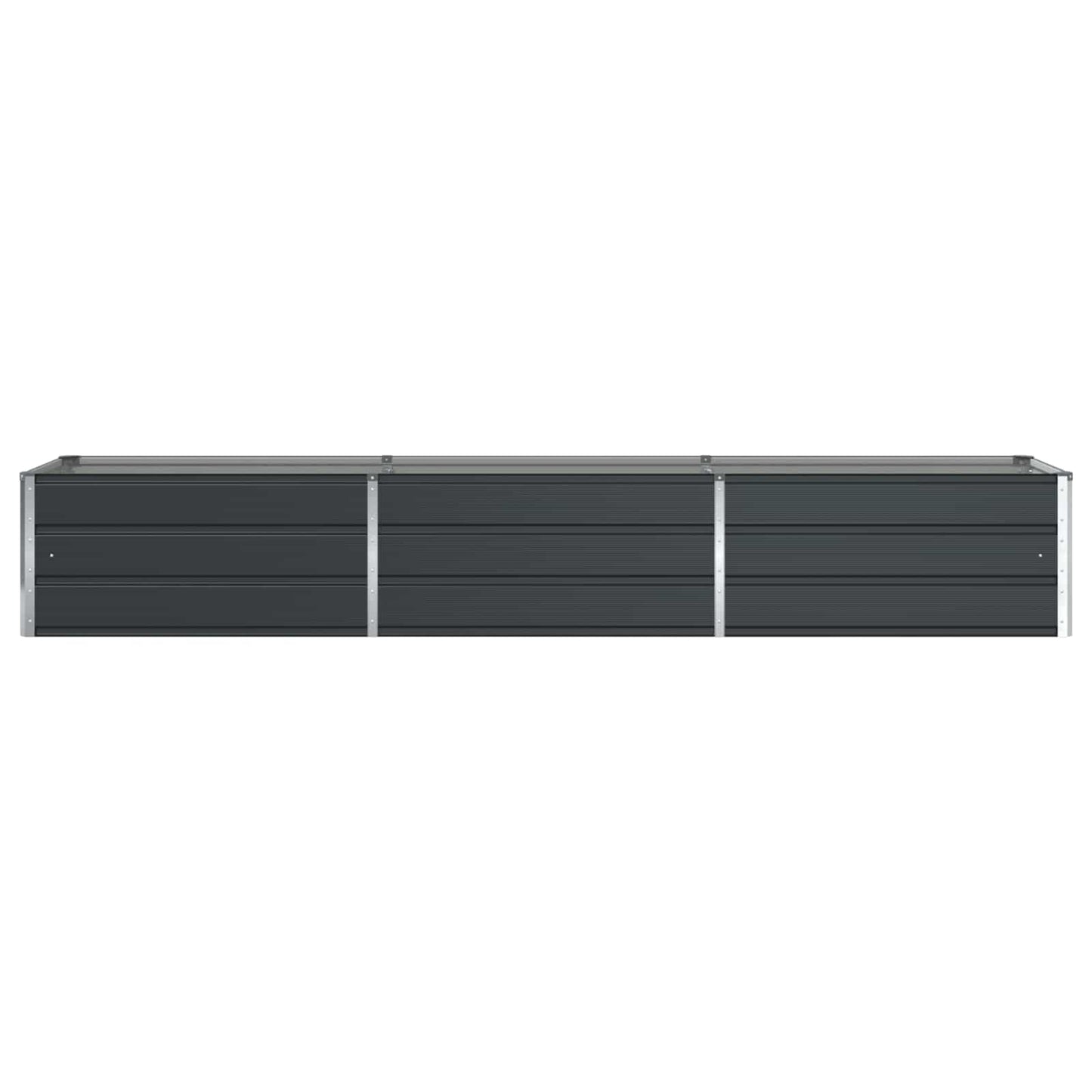 vidaXL Planter Anthracite 290 x 50 x 45 cm Galvanised Steel 4