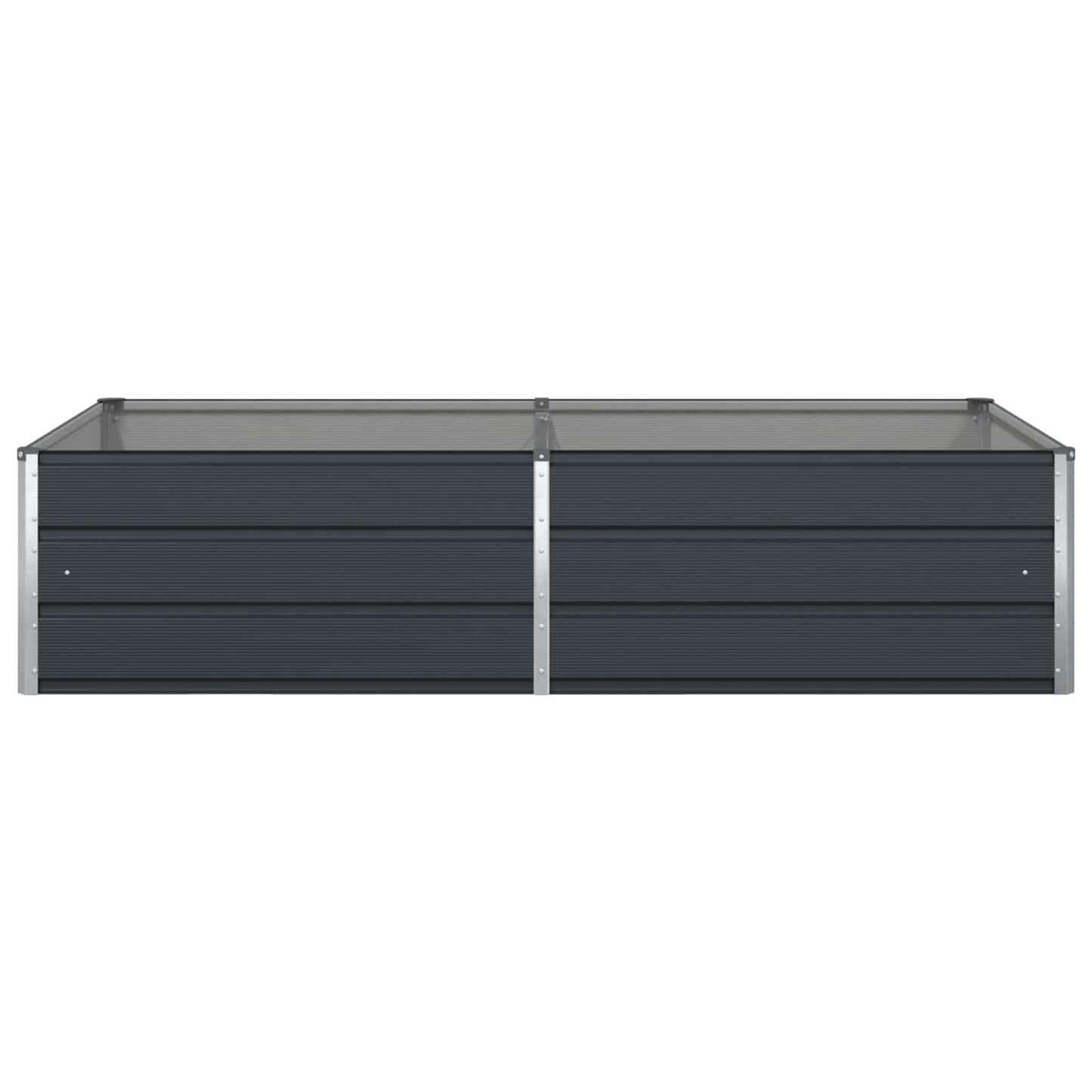 vidaXL Planter Anthracite 195 x 100 x 45 cm Galvanised Steel 5