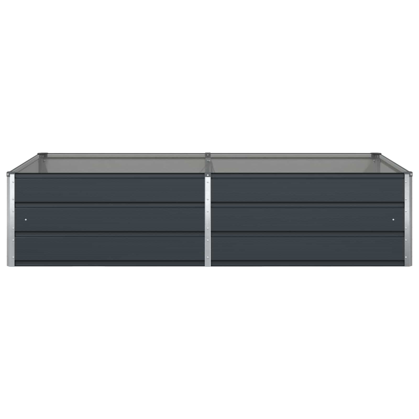 vidaXL Planter Anthracite 195 x 100 x 45 cm Galvanised Steel 5