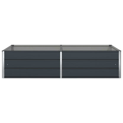 vidaXL Planter Anthracite 195 x 100 x 45 cm Galvanised Steel 5