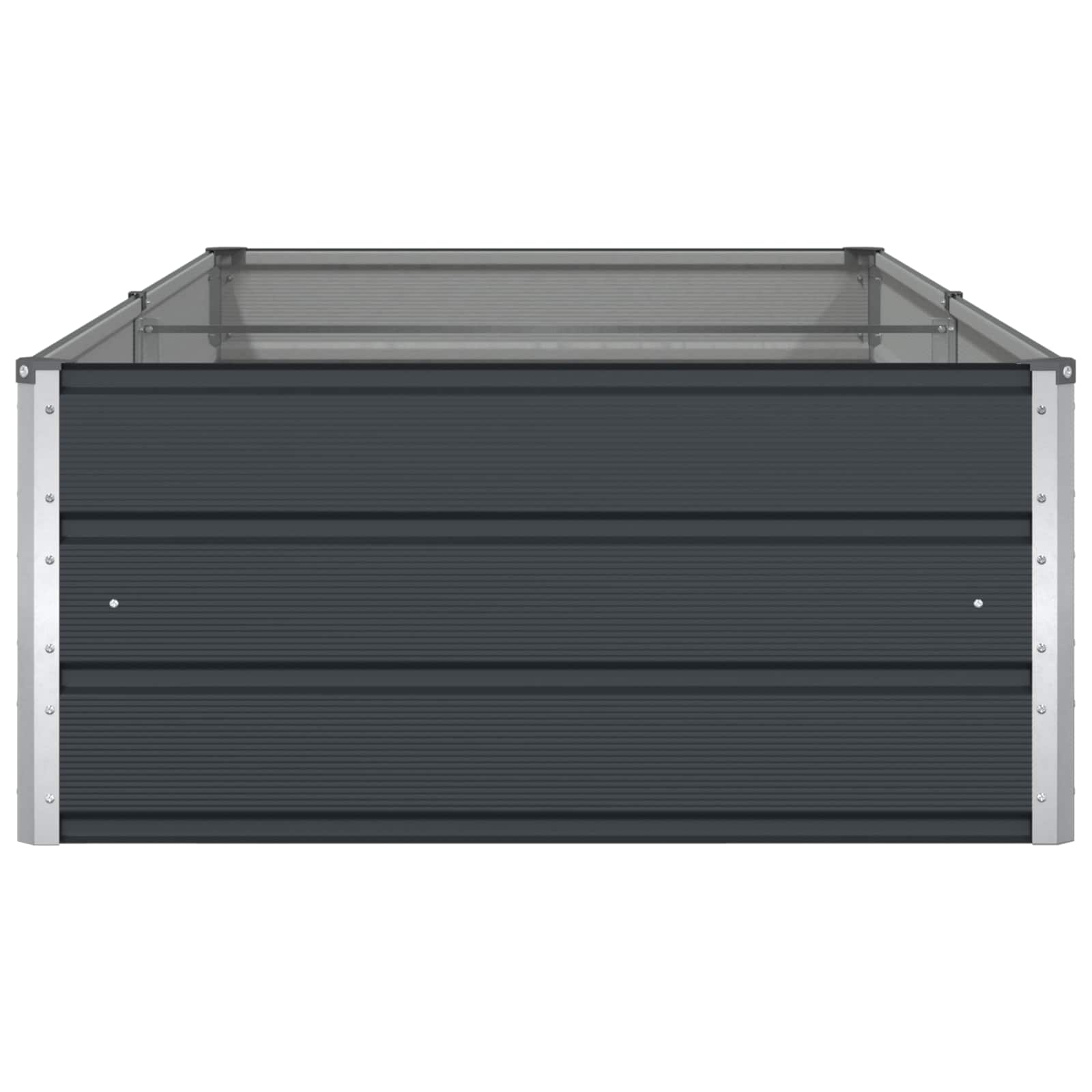 vidaXL Planter Anthracite 195 x 100 x 45 cm Galvanised Steel 6