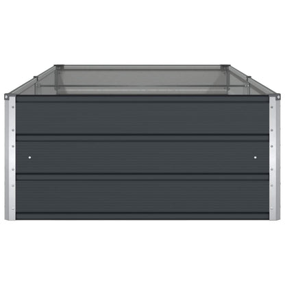 vidaXL Planter Anthracite 195 x 100 x 45 cm Galvanised Steel 6