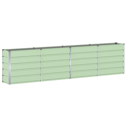 vidaXL Planter Green 320 x 40 x 75 cm Steel 2