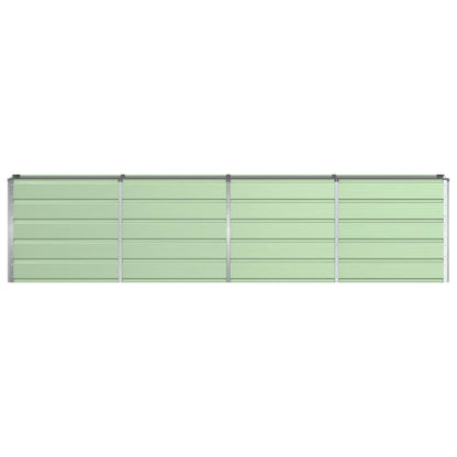 vidaXL Planter Green 320 x 40 x 75 cm Steel 4