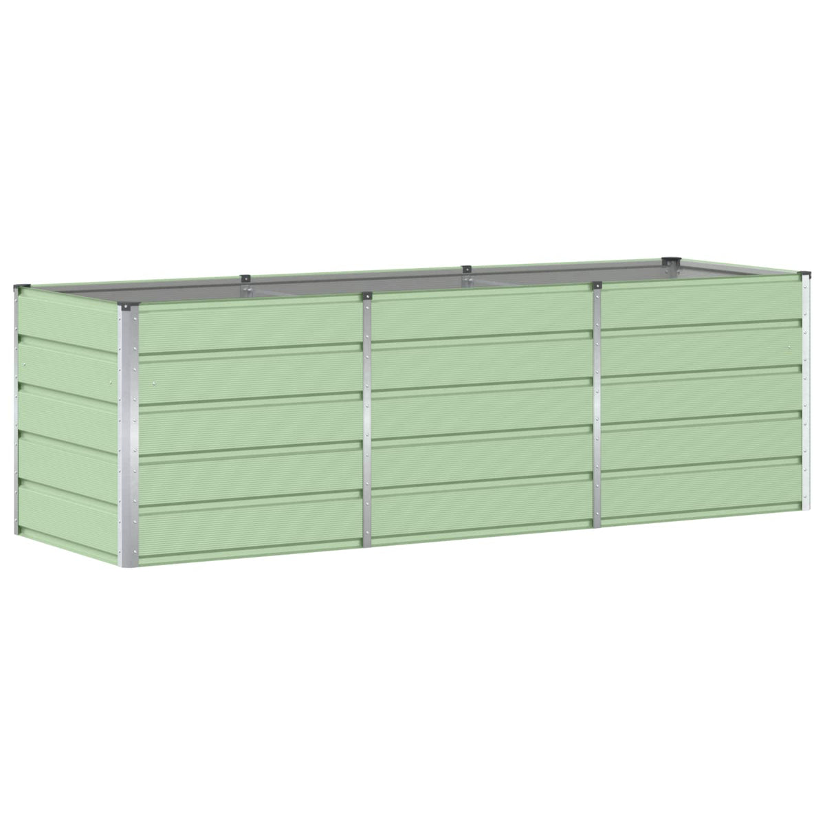 Planter 160 x 80 x Steel Height 75 cm Green