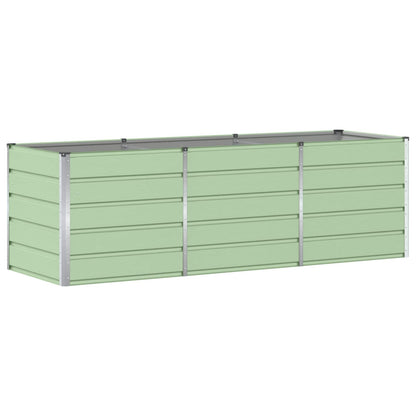 Planter 160 x 80 x Steel Height 75 cm Green
