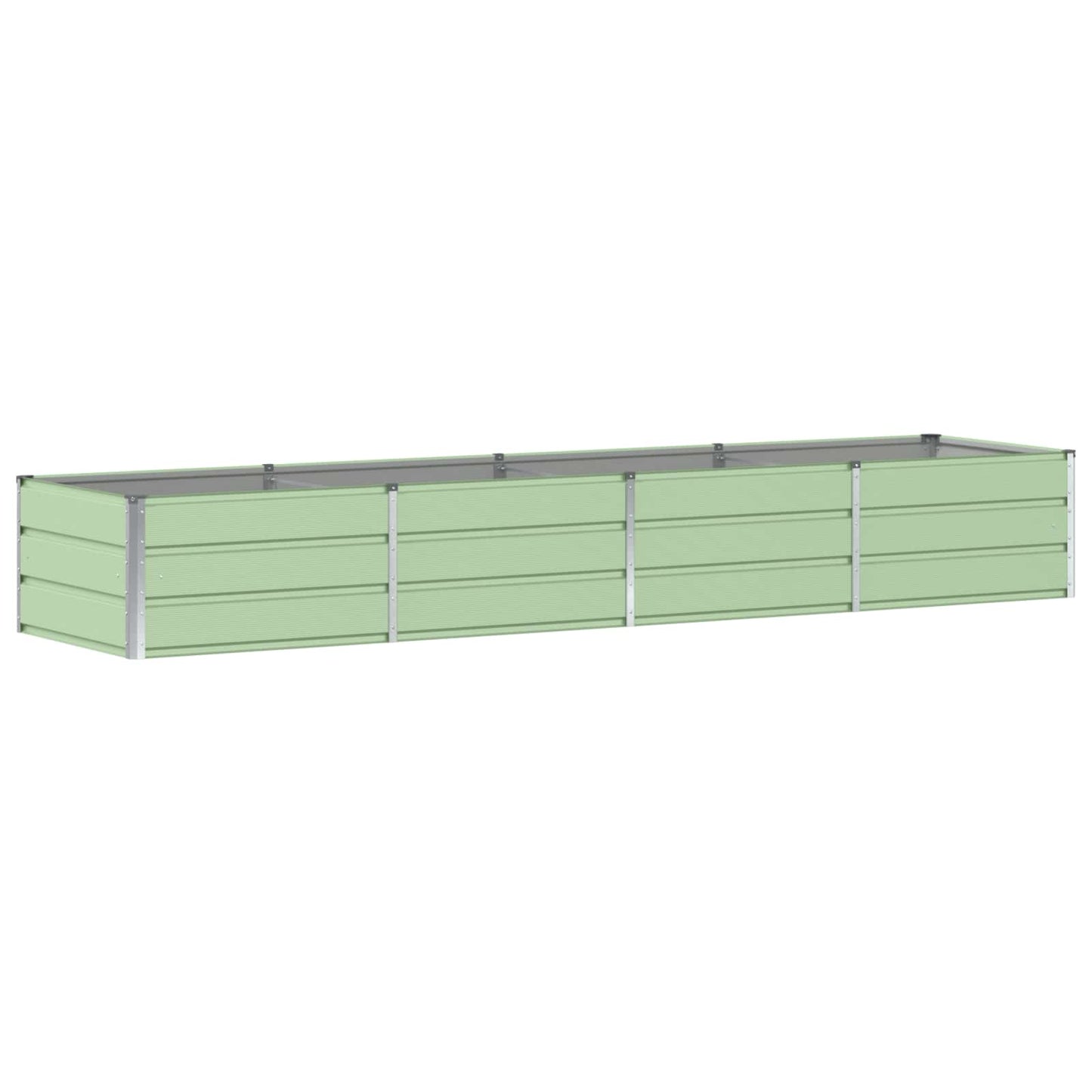 vidaXL Planter Green 320 x 80 x 45 cm Steel 2