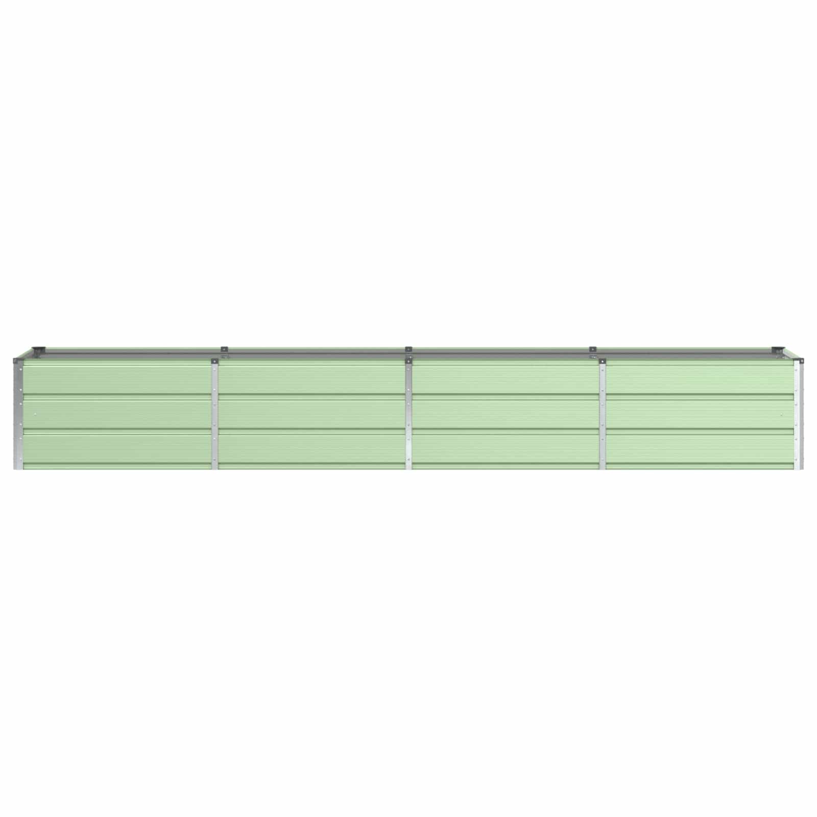 vidaXL Planter Green 320 x 80 x 45 cm Steel 4