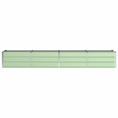vidaXL Planter Green 320 x 80 x 45 cm Steel 4