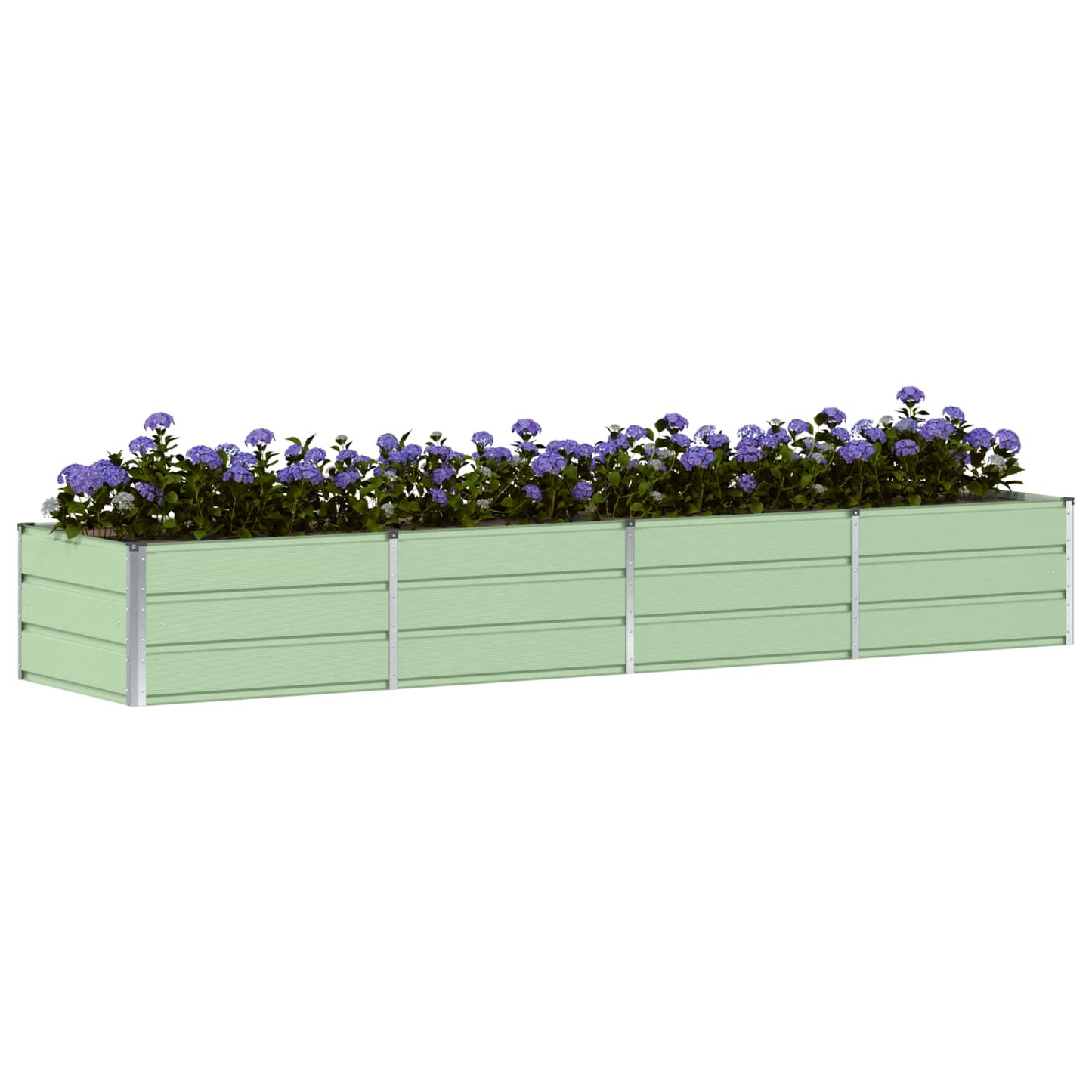 vidaXL Planter Green 320 x 80 x 45 cm Steel 3