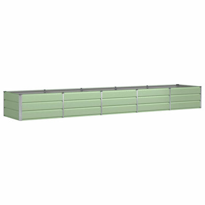 vidaXL Planter Green 400 x 80 x 45 cm Steel 2