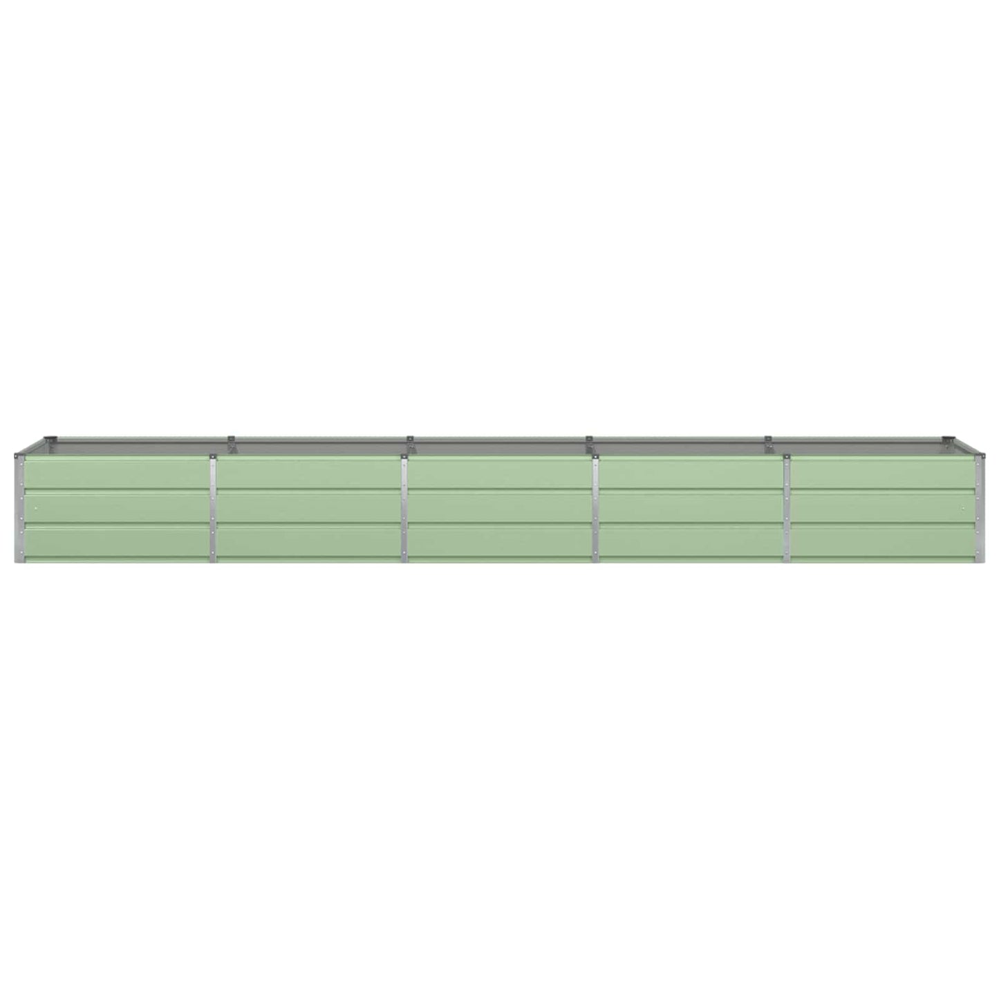 vidaXL Planter Green 400 x 80 x 45 cm Steel 3