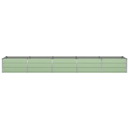 vidaXL Planter Green 400 x 80 x 45 cm Steel 3