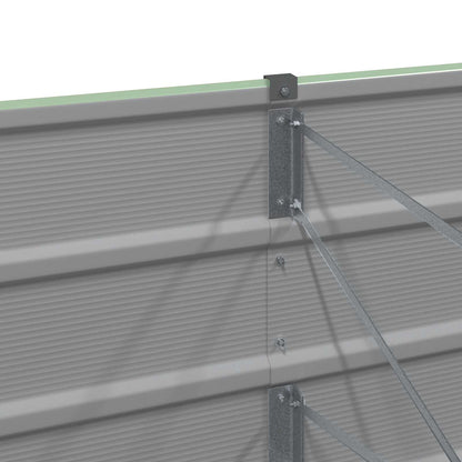 vidaXL Planter Pastel Green 195 x 50 x 45 cm Galvanised Steel 5