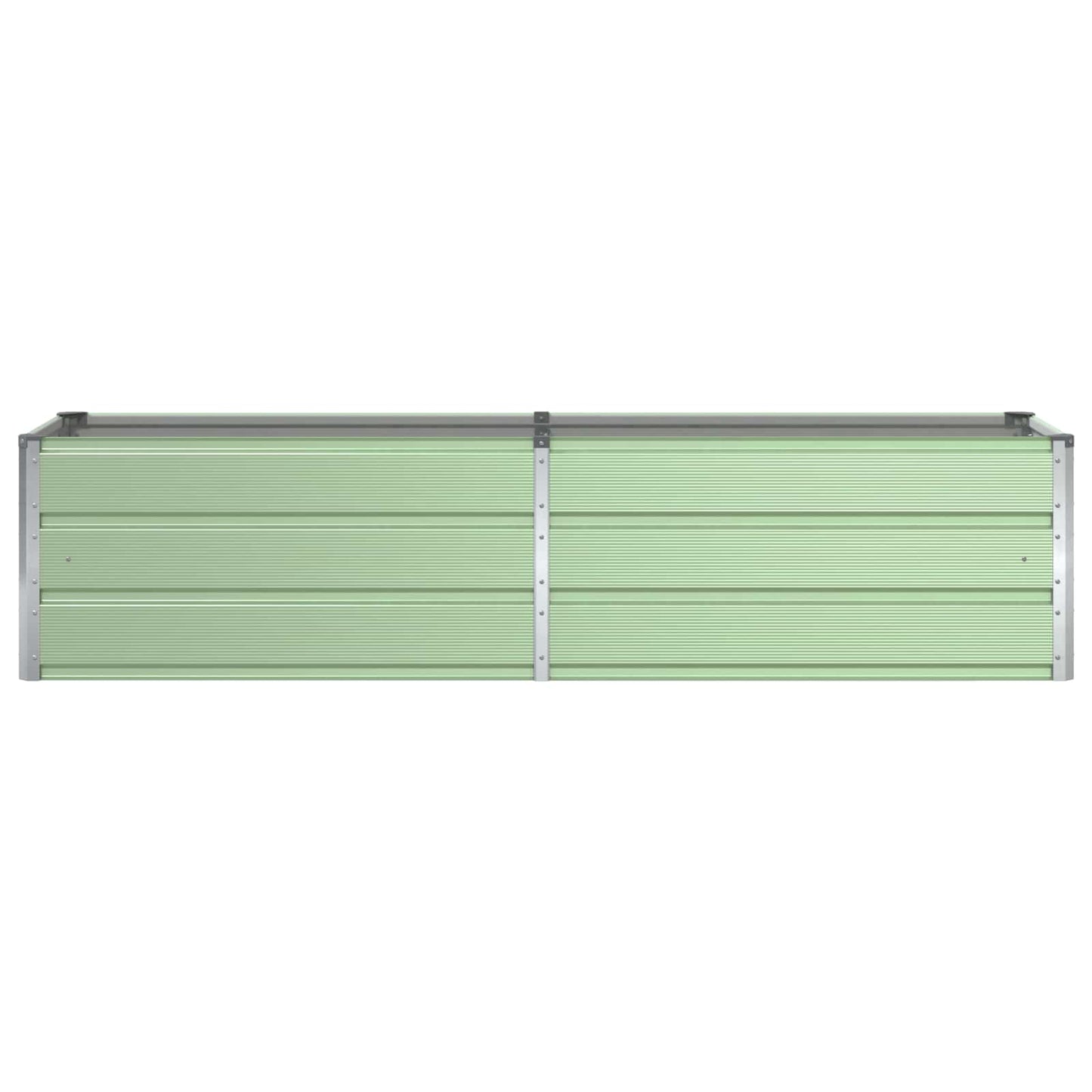 vidaXL Planter Pastel Green 195 x 50 x 45 cm Galvanised Steel 4