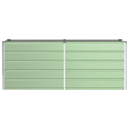 vidaXL Planter Pastel Green 195 x 50 x 77 cm Galvanised Steel 4