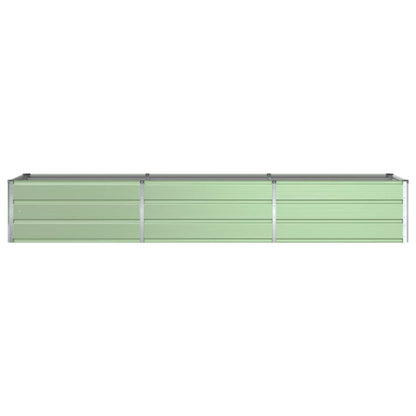 vidaXL Planter Pastel Green 290 x 50 x 45 cm Galvanised Steel 4