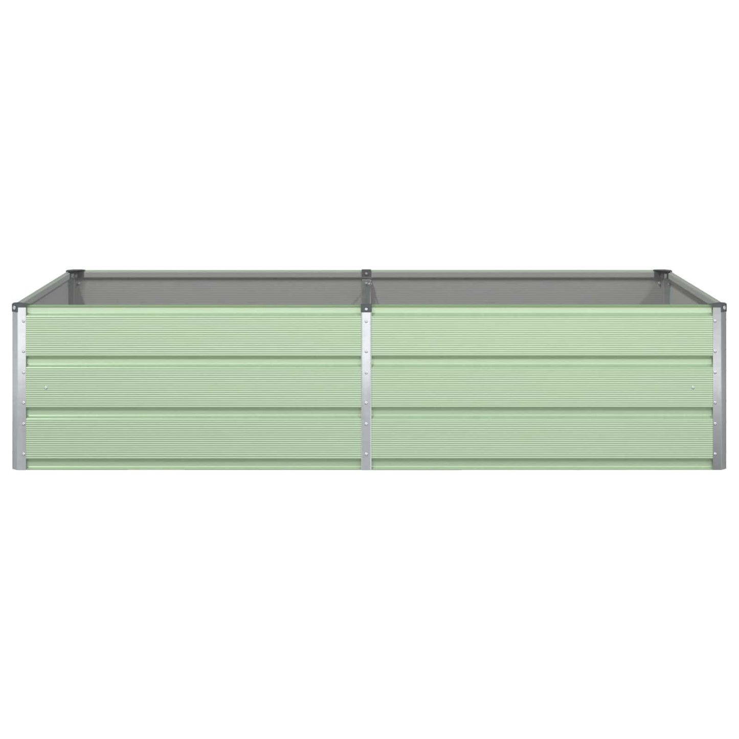 vidaXL Planter Pastel Green 195 x 100 x 45 cm Galvanised Steel 5