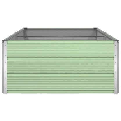 vidaXL Planter Pastel Green 195 x 100 x 45 cm Galvanised Steel 6