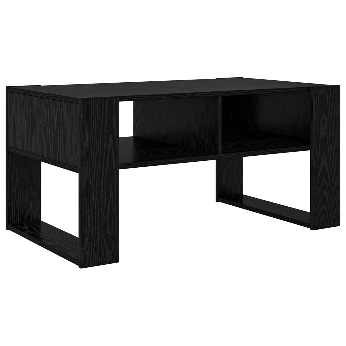 vidaXL Coffee Table Black Oak 92 x 53 x 45 cm Engineered Wood 2