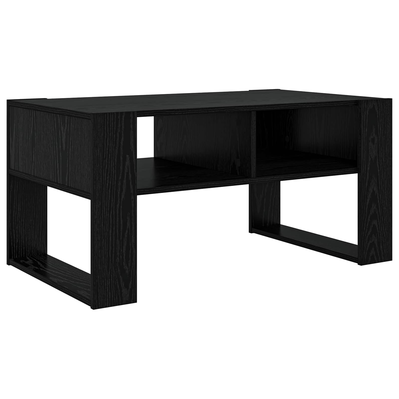 vidaXL Coffee Table Black Oak 92 x 53 x 45 cm Engineered Wood 2