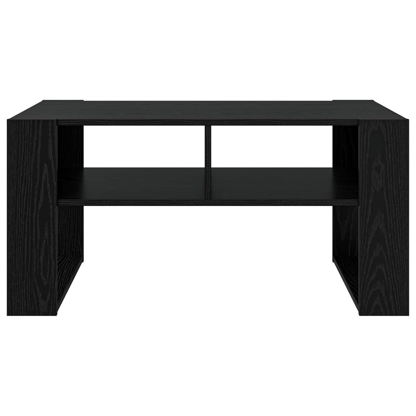 vidaXL Coffee Table Black Oak 92 x 53 x 45 cm Engineered Wood 5