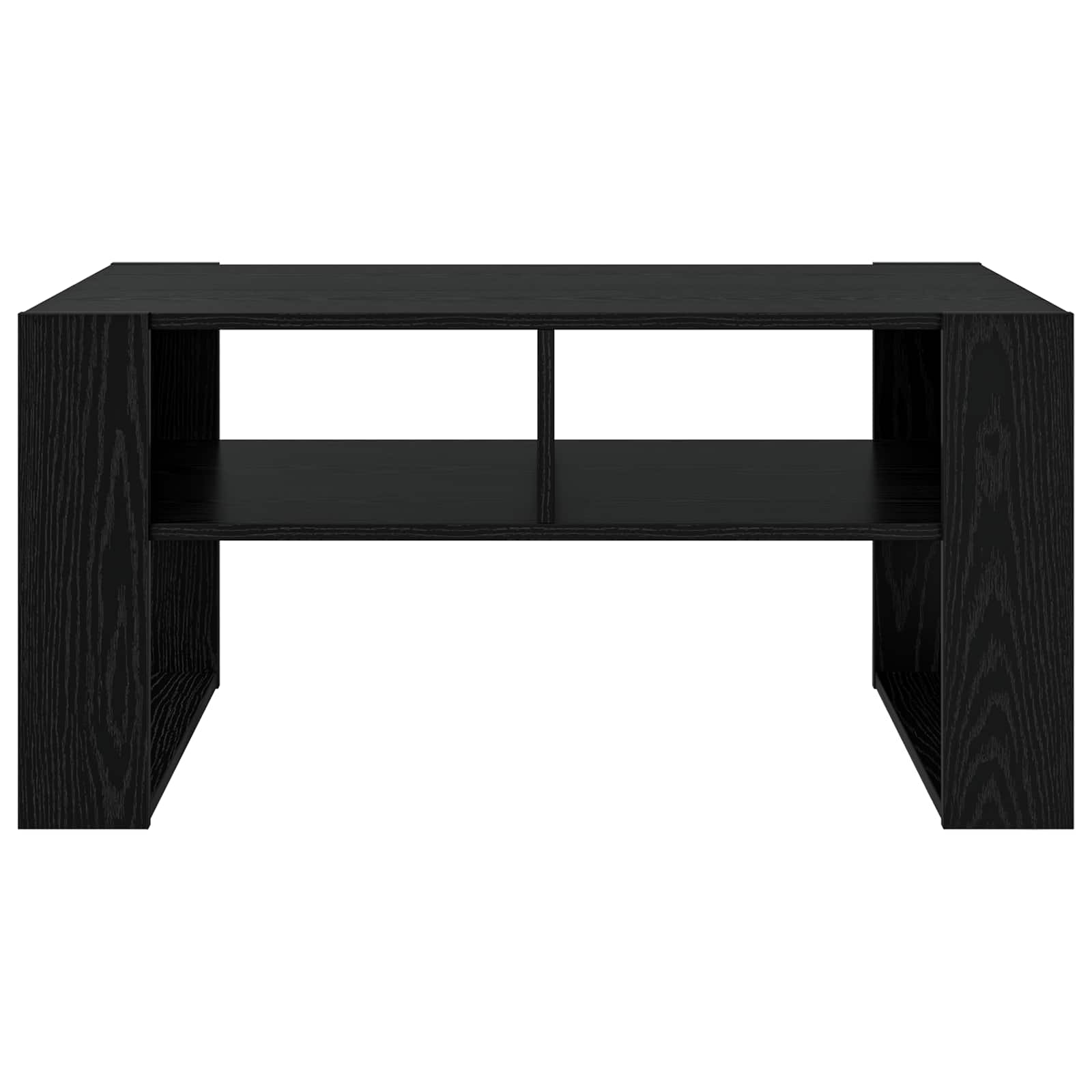 vidaXL Coffee Table Black Oak 92 x 53 x 45 cm Engineered Wood 5