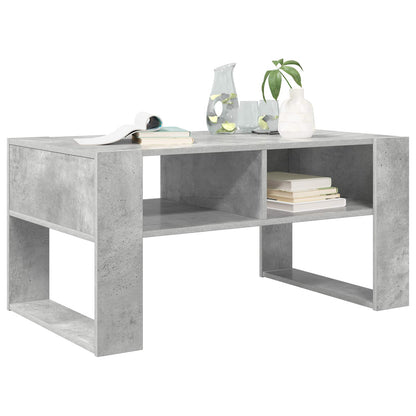 vidaXL Coffee Table Concrete Grey 92 x 53 x 45 cm Engineered Wood 3